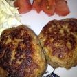 簡単時短ポリ袋卵無しチーズINハンバーグ
