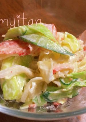 かに風味からしマヨネーズサラダ-レシピのメイン写真