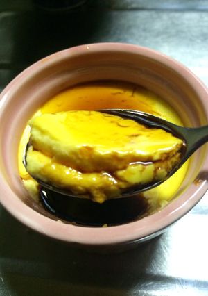 本当に濃厚！卵黄1つでお1人様用プリン-レシピのメイン写真