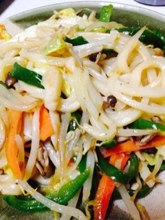 残り野菜焼きうどん♪-レシピのメイン写真
