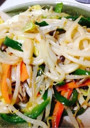 残り野菜焼きうどん♪-レシピのメイン写真