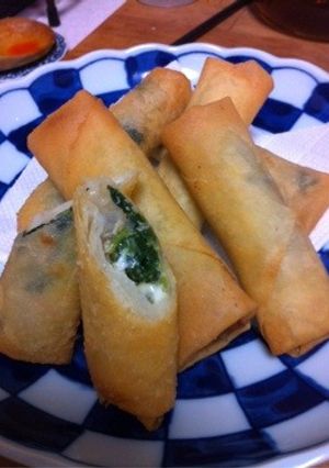 ほうれん草春巻き-レシピのメイン写真