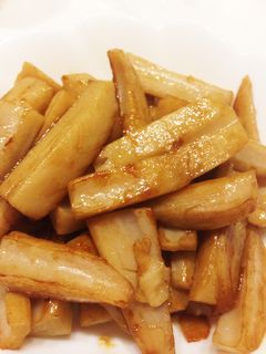 れんこん醤油炒め-レシピのメイン写真