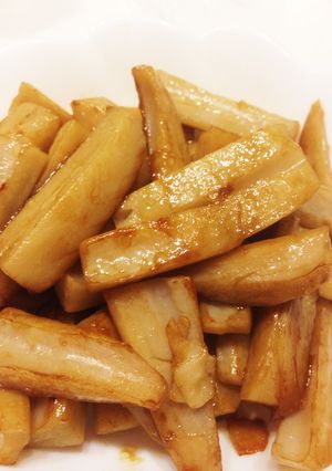 れんこん醤油炒め-レシピのメイン写真