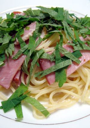 大葉とベーコンのミルクパスタ-レシピのメイン写真