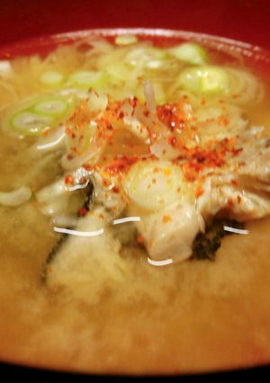 回転寿司屋風あら汁♪-レシピのメイン写真