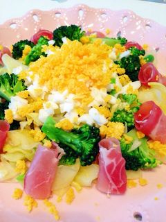 温野菜のミモザサラダ-レシピのメイン写真