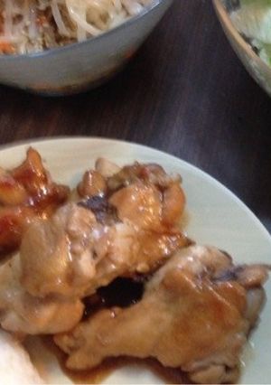 手羽元の甘酸っぱ煮ー調味料2つ！-レシピのメイン写真