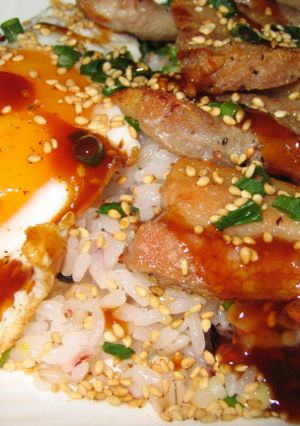 メニューのない店の看板メニューベーコン丼-レシピのメイン写真
