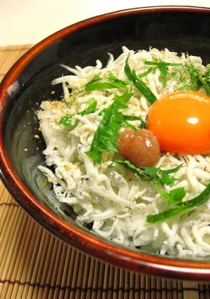 ＊梅しそ♡しらす丼＊ 簡単のせるだけ♩-レシピのメイン写真