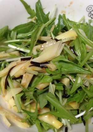たけのこの姫皮の塩昆布和え-レシピのメイン写真