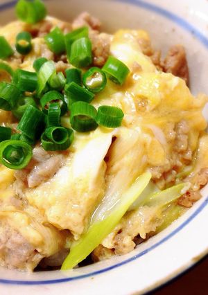 簡単ランチ♪豚ひき肉卵どんぶり-レシピのメイン写真