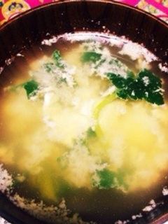 新鮮三つ葉を使って!お吸い物-レシピのメイン写真