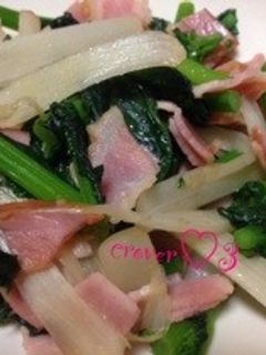 今が旬‼︎うどの皮で炒めもの-レシピのメイン写真