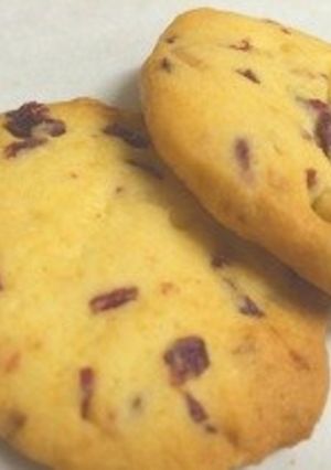 クランベリー♡ホワイトチョコのクッキー-レシピのメイン写真