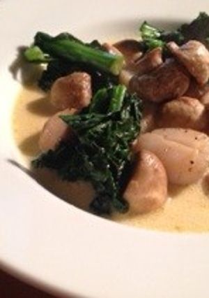 ホタテソテーの簡単サフランソース-レシピのメイン写真