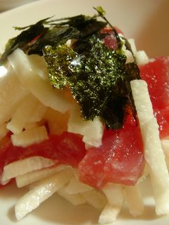 マグロの山芋短冊あえ♪-レシピのメイン写真