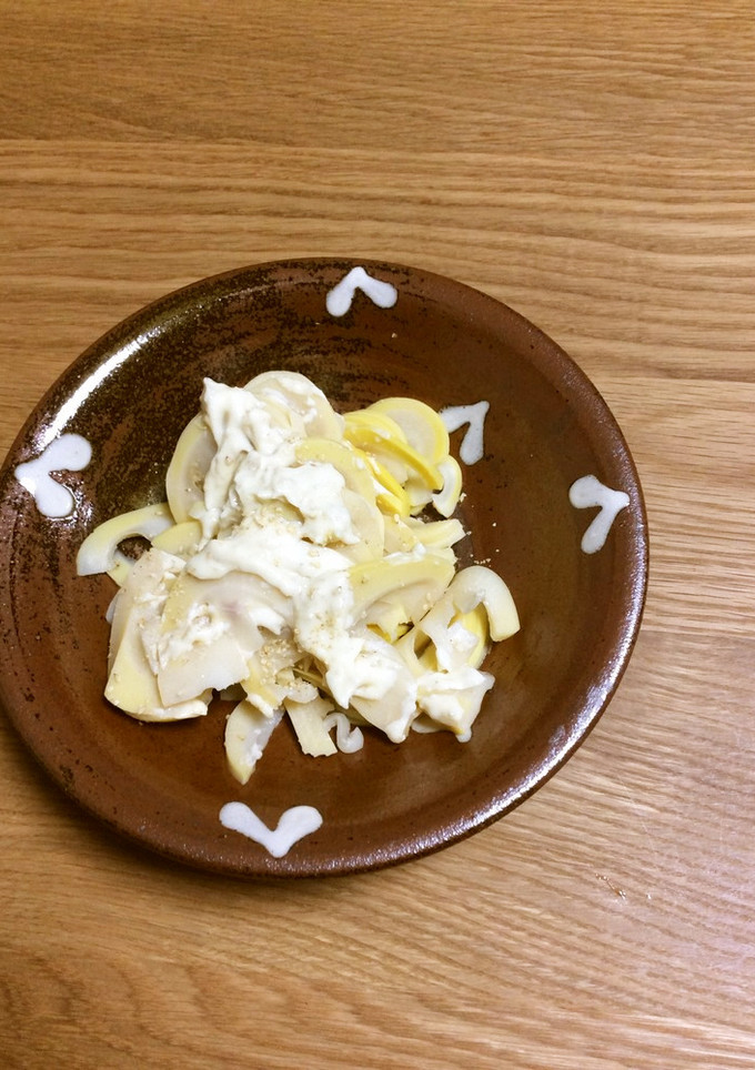 たけのこをマヨ＆柚子胡椒で！-レシピのメイン写真