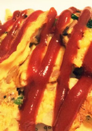 野菜いっぱい卵焼き-レシピのメイン写真