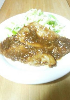 豚肉のみそ生姜焼き-レシピのメイン写真