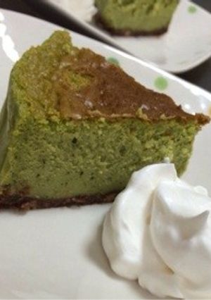 簡単抹茶チーズケーキ♥︎-レシピのメイン写真