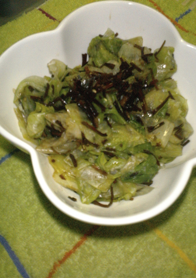 レタスの佃煮風-レシピのメイン写真