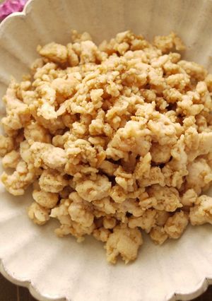 鶏そぼろ☆簡単に濃厚みそ味-レシピのメイン写真