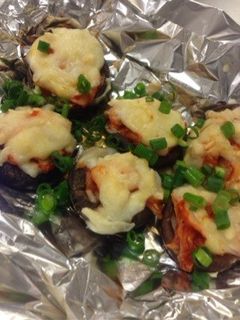 シイタケのキムチーズ焼き-レシピのメイン写真