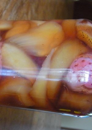 メープルシロップでコンポート-レシピのメイン写真