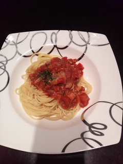簡単旨い☆サンマ水煮缶のトマトパスタ-レシピのメイン写真