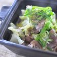キャベツと砂肝のおつまみ