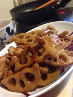 鳥むねと蓮根のピリ辛炒め-レシピのメイン写真