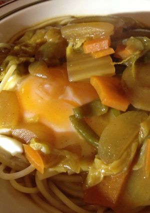 野菜カレーパスタ-レシピのメイン写真