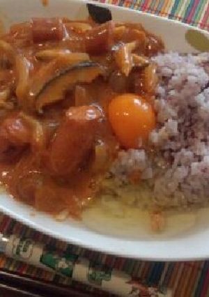 トマトソースで☆さっぱりきのこカレー-レシピのメイン写真