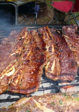 アウトドアの定番・BBQカルビ-レシピのメイン写真