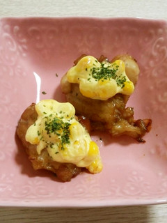 子どもウケ抜群!!鶏肉のコーンマヨ焼き-レシピのメイン写真