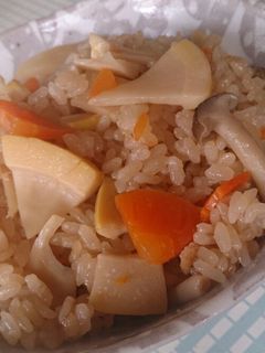 3合分 炊き込みご飯の調味料(筍ご飯)-レシピのメイン写真