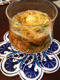 もずくと春雨のつるるんサラダ-レシピのメイン写真