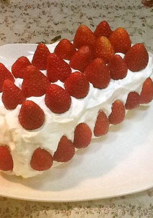 糖質制限！大豆粉で苺ショートケーキ-レシピのメイン写真