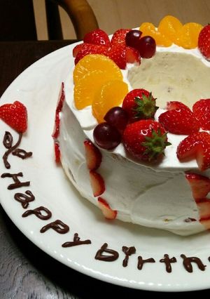 シフォンケーキ デコレーション-レシピのメイン写真