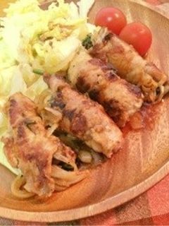 野菜の肉巻き*生姜焼風-レシピのメイン写真