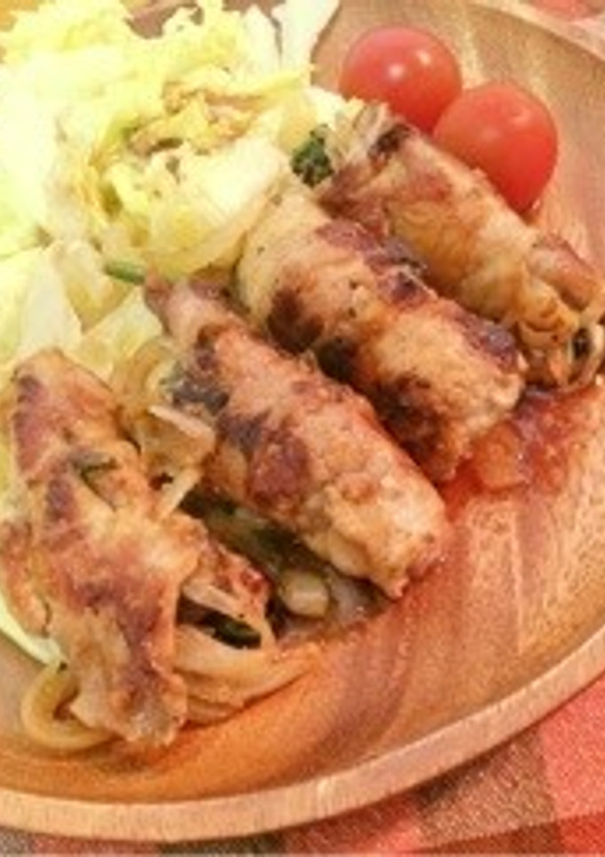 野菜の肉巻き＊生姜焼風-レシピのメイン写真