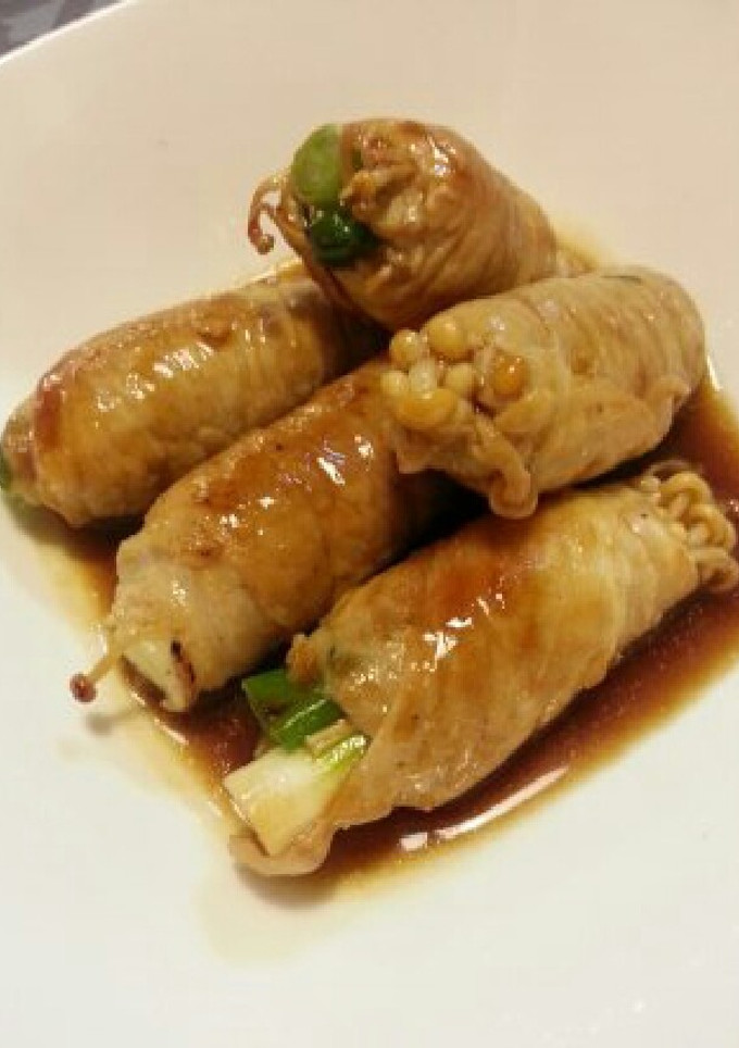 えのきと九条ねぎの肉巻き♪-レシピのメイン写真