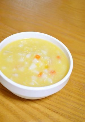 離乳食*中期～『コーンクリームうどん』-レシピのメイン写真
