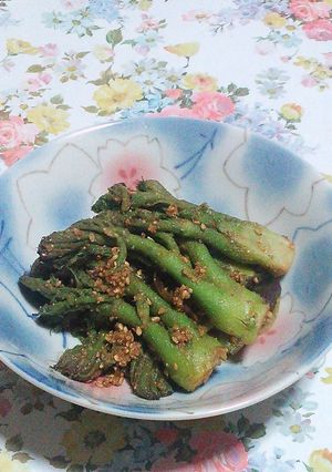 タラの芽の胡麻和え-レシピのメイン写真