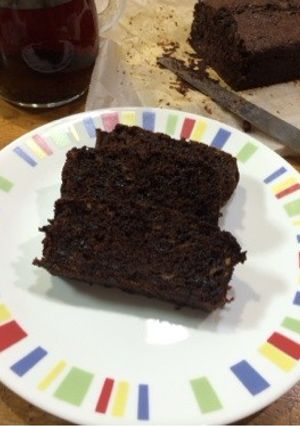 ダブルチョコレートバナナケーキ-レシピのメイン写真