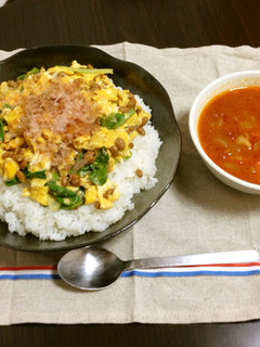 【簡単】納豆ご飯!【男の1人暮らし料理】-レシピのメイン写真