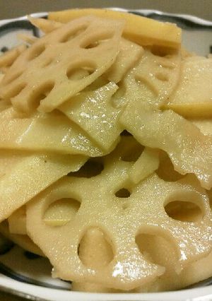 れんこんとたけのこの柚子胡椒きんぴら-レシピのメイン写真