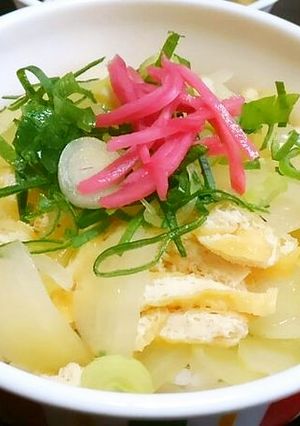 簡単あっさり☆きつね丼♪-レシピのメイン写真
