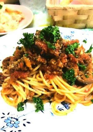☆簡単ナスのミートソースパスタ☆-レシピのメイン写真